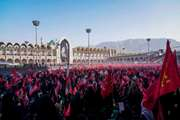 گوشه ای از خدمات معاونت درمان دانشگاه علوم پزشکی تهران در مراسم وداع و تشییع مراسم رهبر شهید در بیمارستان‌ شهدای سلامت